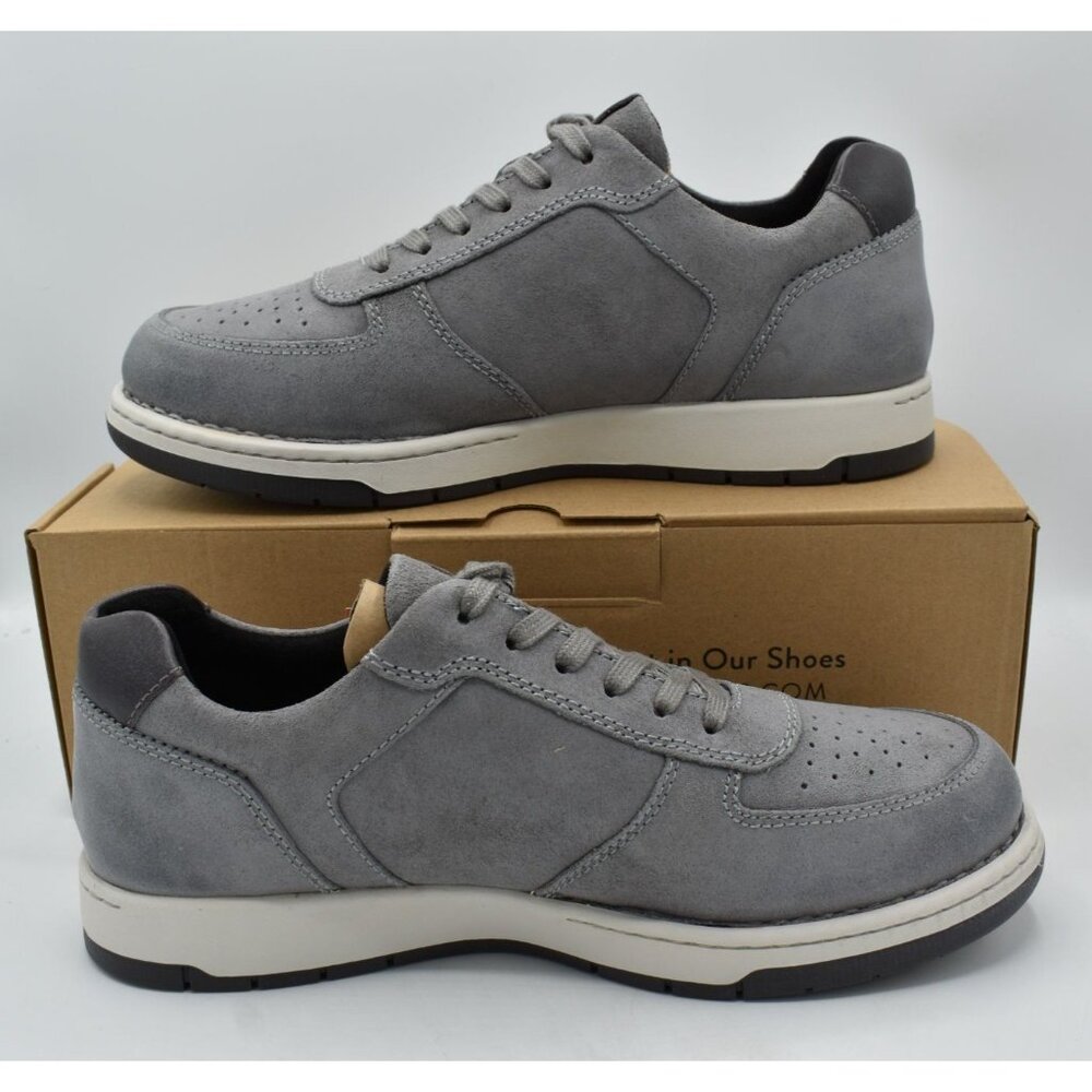 Born Mens Size 11.5‎ Captain Grey Distressed Leather Lace Up Sneakers Shoes - Picture 9 of 13